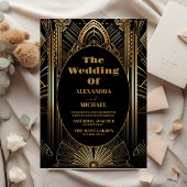 Papier Mariage Art déco géométrique Budget