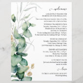 Papier Mariage au milieu de la verdure d'eucalyptus : Pro (Devant)