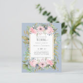 Papier Mariage Boho rose pâle (Debout devant)