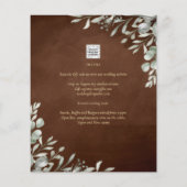 Papier Mariage Brown vert automne hiver (Dos)