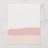 Papier Mariage budget Blush Dusty Rose or Abstrait (Dos)