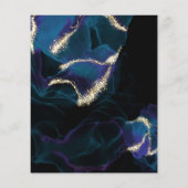 Papier Mariage Budget Cobalt Blue Purple Encre d'alcool p (Dos)