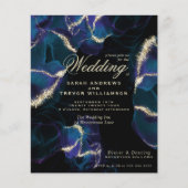 Papier Mariage Budget Cobalt Blue Purple Encre d'alcool p (Devant)