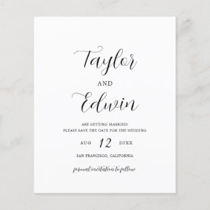 Papier Mariage Budget Contemporain Simple Enregistrer La 