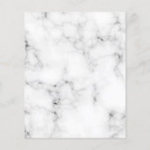 Papier Mariage budget en marbre vert eucalyptus (Dos)