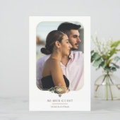 Papier Mariage Budget Flourdissant Filigree Fancy Cadre p (Debout devant)