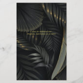 Papier Mariage Budget Merveilleux Black Et Gold Fermes (Dos)