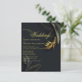 Papier Mariage Budget Merveilleux Black Et Gold Fermes (Debout devant)