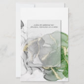 Papier Mariage Budget Or Emerald Vert Onyx (Dos)