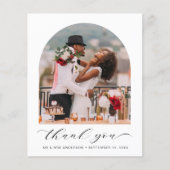 Papier Mariage Budget Photo Arrière Cadre Merci (Devant)