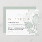 Papier Mariage Budget Reporter Nous Faisons Toujours Fair (Devant / Derrière)