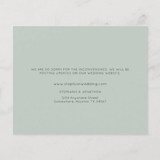 Papier Mariage Budget Reporter Nous Faisons Toujours Fair (Dos)