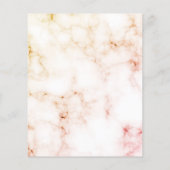 Papier Mariage budget tournesol rustique en marbre d'euca (Dos)