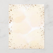 Papier Mariage budget tournesol rustique eucalyptus or (Dos)