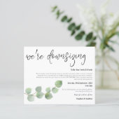 Papier Mariage budgétaire - Diminution du Faire-part Euca (Debout devant)