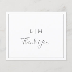Papier Mariage budgétaire gris foncé simple