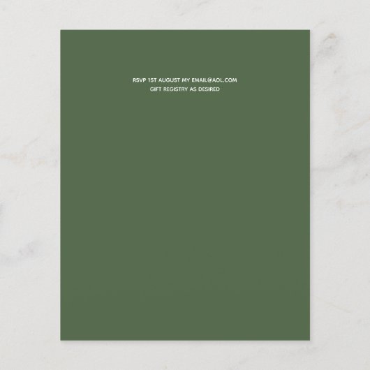 Papier Mariage budgétaire inspiré de Daisy Chain (Dos)