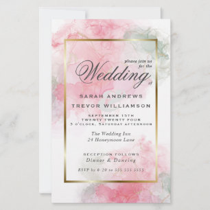 Papier Mariage budgétaire Rose rose Abstrait