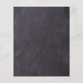 Papier Mariage campagnard des voyants de chaîne d'ardoise (Dos)