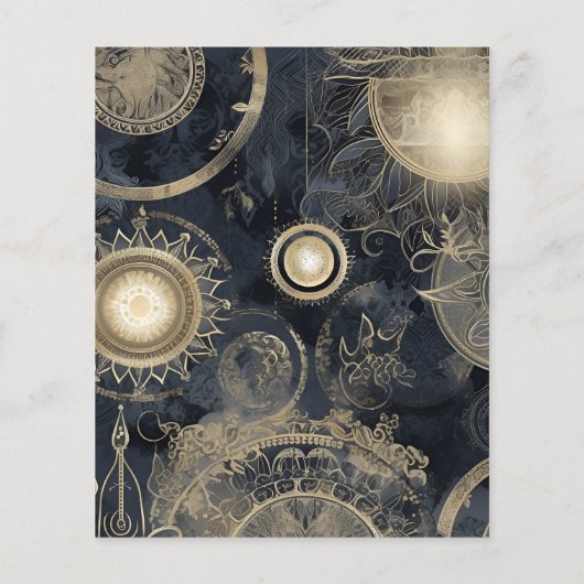 Papier Mariage céleste argent élégant budget (Dos)