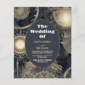 Papier Mariage céleste argent élégant budget (Devant)