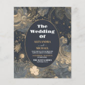 Papier Mariage céleste argent élégant budget (Devant)