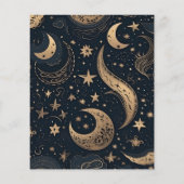 Papier Mariage céleste bleu nuit (Dos)