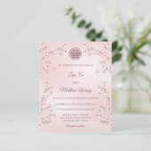 Papier MARIAGE chinois du budget Dustet rose cerisier en  (Debout devant)