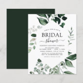 Papier Mariage civil éco eucalyptus verdure de printemps (Devant / Derrière)