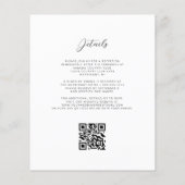 Papier Mariage Code QR Agate Or Bleu Sarcelle Budget (Dos)
