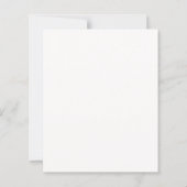 Papier Mariage Code QR Monogramme Classique Blanc Cassé (Dos)