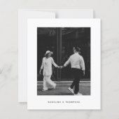 Papier MARIAGE Code Qr Nothing Fancy Just Love Budget (Dos)