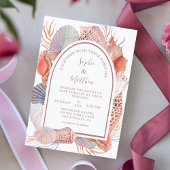 Papier Mariage côtier des coquillages de plage