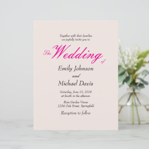 Papier mariage couleur cerisier japonais simple