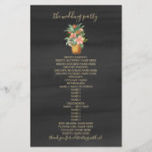 Papier Mariage d'aquarelle ananas (Dos)