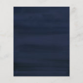 Papier Mariage d'aquarelle bleu crème d'automne Budget (Dos)