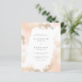 Papier Mariage d'aquarelle couleur or brillant (Debout devant)