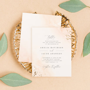 Papier Mariage d'aquarelle rose pâle