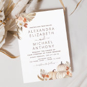 Papier Mariage de automne Budget Pampas Grass Terracotta