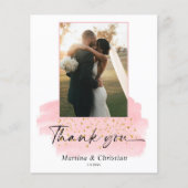 Papier Mariage de brosse rose or budget (Devant)