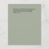 Papier MARIAGE de chardon bleu hiver BUDGET (Dos)