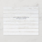 Papier MARIAGE de chardon bleu hiver BUDGET (Dos)