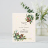 Papier MARIAGE de chardon bleu hiver BUDGET (Debout devant)