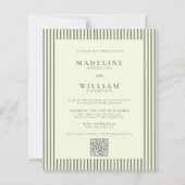 Papier MARIAGE de code Qr écorce écoresponsable BUDGET (Devant)