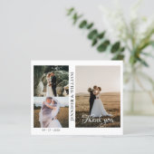 Papier Mariage de collection photo de script moderne (Debout devant)