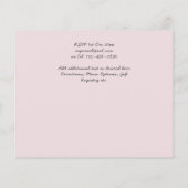 Papier Mariage de Flamants roses tropicaux (Dos)