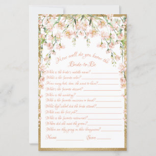Papier Mariage de jeu de Fête des mariées de rougissement