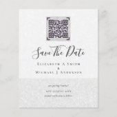 Papier Mariage de la date de sauvegarde du code de numéri (Devant)