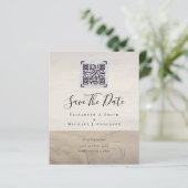 Papier Mariage de la date de sauvegarde du code de numéri (Debout devant)