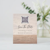 Papier Mariage de la date de sauvegarde du code de numéri (Debout devant)